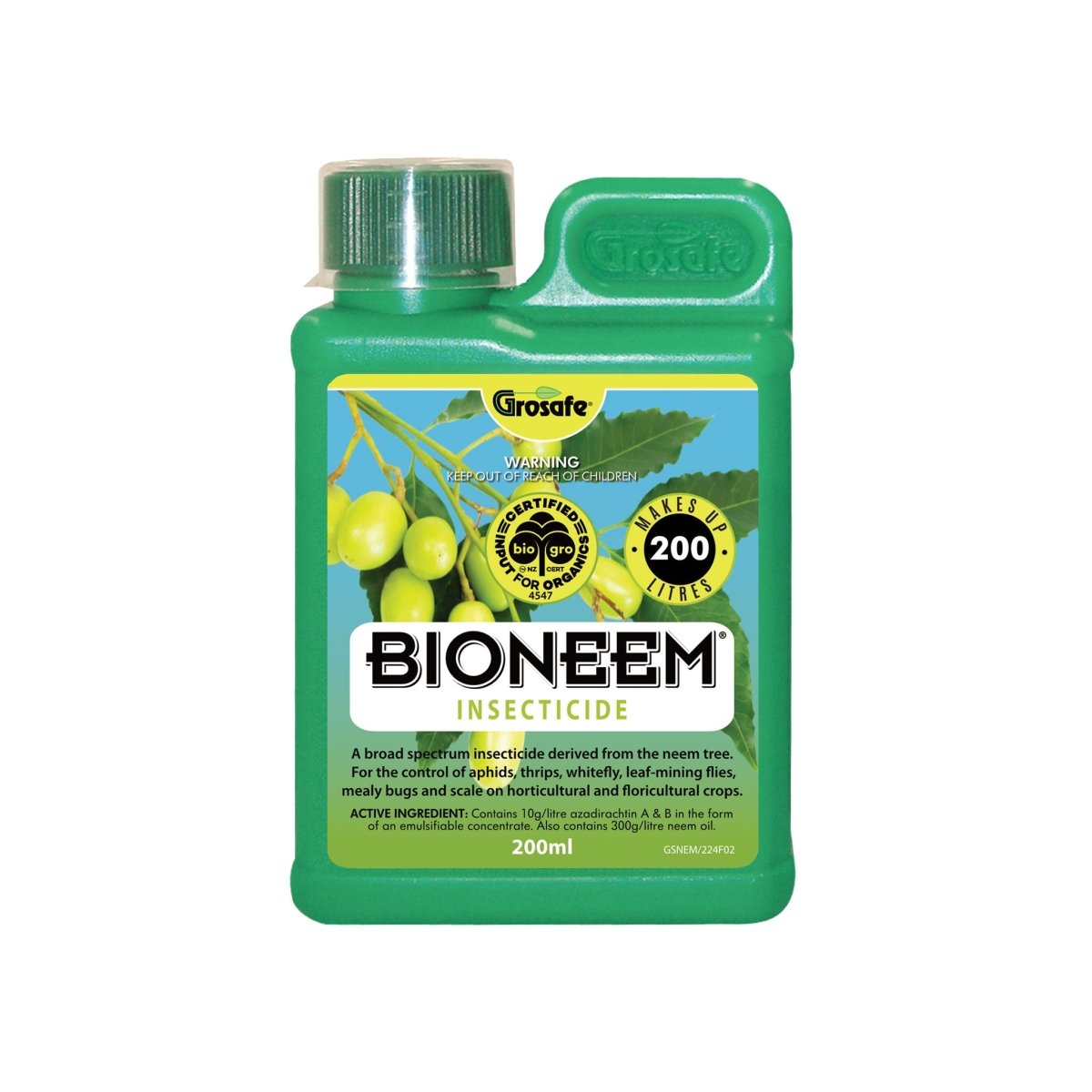 Grosafe BioNeem Insecticide - Your Organic Defense Against Pests! - Insecticide - Liqua Nutrients